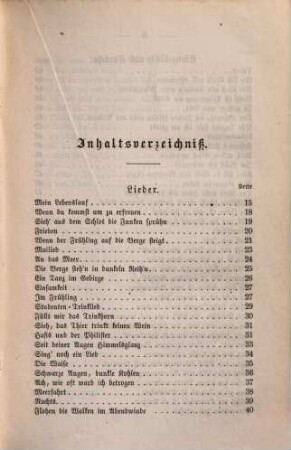 Alte und neue Gedichte, 1