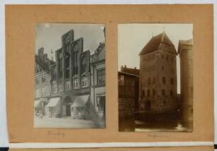 Giebel, Lüneburg. Wasserturm, Lüneburg: Ansichten (aus: Skizzen- und Fotoalbum 25)
