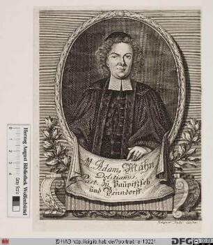 Bildnis Adam Mahn