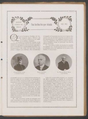 Una institución que triunfa - Asociación Patriótica del Uruguay, 1915-1917