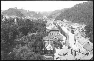 Tharandt. Blick von der Ruine