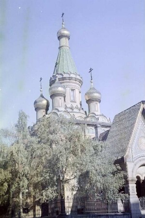 Die russisch-orthodoxe Kirche Sweti Nikolaj in Sofia