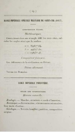École Impériale Forestiére.