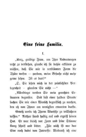 Eine feine Familie
