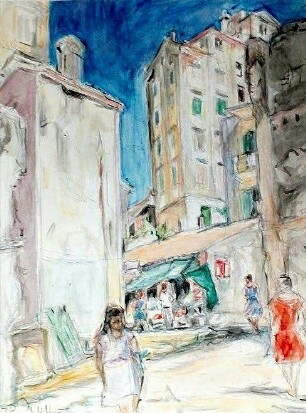 In der Altstadt von Korfu Griechenland