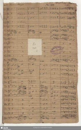 Töne o Jubelgesang - Mus.3349-E-500 - Mus.3349-E-500a : V (3), Coro, orch