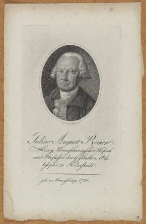 Bildnis des Julius August Remer