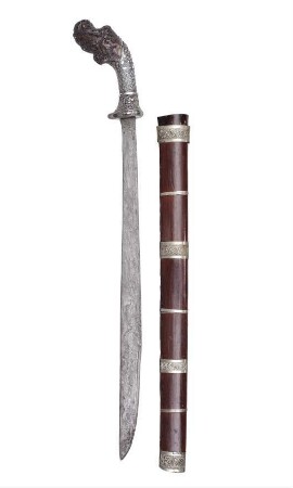 Pedang mit Scheide, 2015.W.015a-b