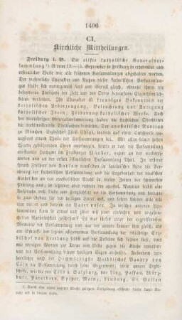1406-1408 Kirchliche Mittheilungen