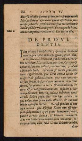 De Providentia.