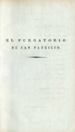 El Purgatorio de San Patricio