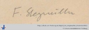 Autogramm (Aus: UB Freiburg, RA 2016/26).