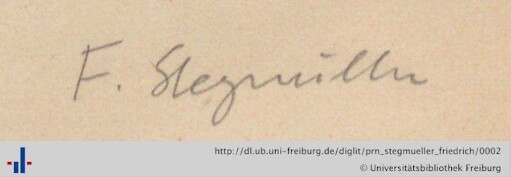 Autogramm (Aus: UB Freiburg, RA 2016/26).