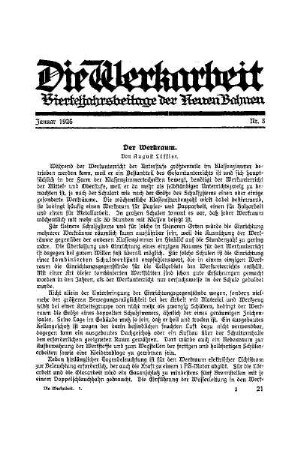 Der Werkraum