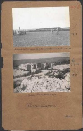 Erobertes Fort bei Reims