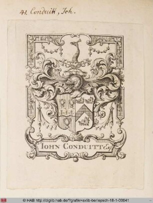 Wappen des John Conduitt