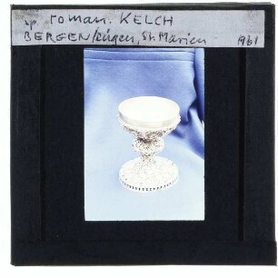 Bergen auf Rügen, Marienkirche,unbekannt, Kelch aus Bergen, Rügen