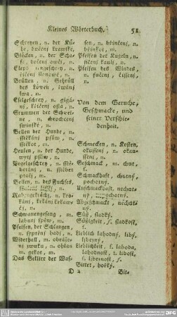 Von dem Geruche, Geschmacke, und seiner Verschiedenheit