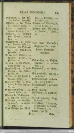 Von dem Geruche, Geschmacke, und seiner Verschiedenheit
