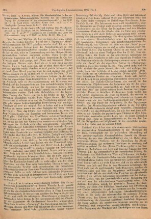 305-307 [Rezension] Die Abendmahlslehre in den reformatorischen Bekenntnisschriften