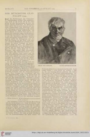 Der Münchener Glaspalast 1924