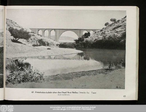 43. Eisenbahnviadukt über das Oued Bou-Hellou