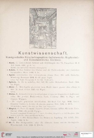 Kunstwissenschaft (Nr. 1 - 880)