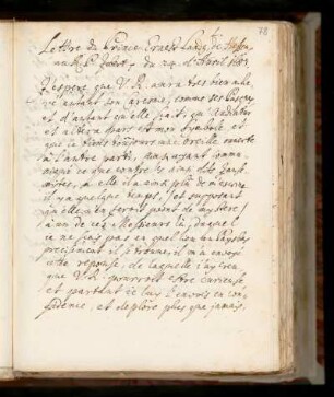 L. Lettre au P. Jobert du 24. Avril 1683.