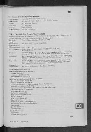 IfS - Institut für Sportwissenschaft
