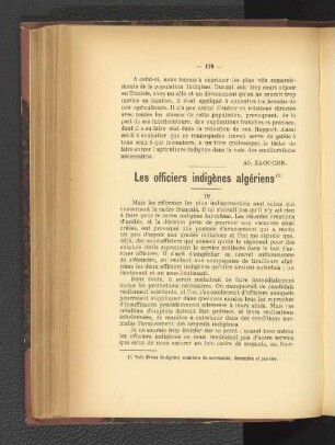 Les officiers indigènes algériens.