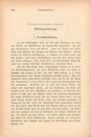 Vierunddreißigstes Kapitel. Ständegliederung