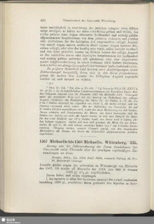 335. 1567, Michaelis bis 1568, Michaelis. Wittenberg