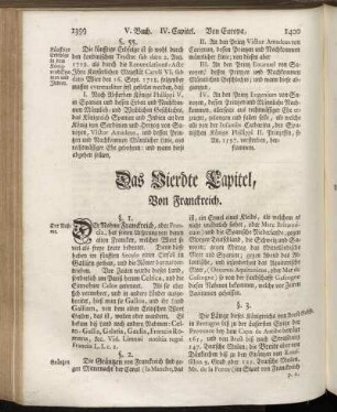 Das Vierdte Capitel, Von Franckreich.