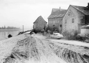 Ortslage Rheinweiler vor dem Autobahnbau