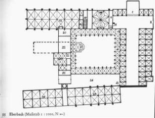 Eberbach (Hattenheim, Hessen), Kloster Eberbach, ehem. Zisterzienserabtei, Gesamtplan