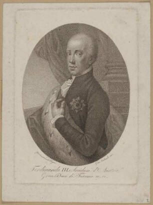 Bildnis des Ferdinando III., Großherzog von der Toskana