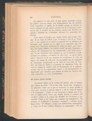 El primer juicio mortal