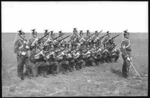 Oschatz. K.S. 1. Ulanen-Regt. No.17 - Zur Salve fertig