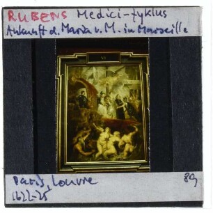 Rubens, Die Ankunft der Maria de Medici in Marseille (Paris Louvre INV 1774),Rubens, Medici-Zyklus (Paris Louvre) : Ankunft der Maria von Medici