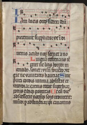 Psalter für Kloster Tegernsee: Psalteria et cantica ferialia cum antiphonis; accedunt Cantica uaria [u.a.] - BSB Clm 19203(1
