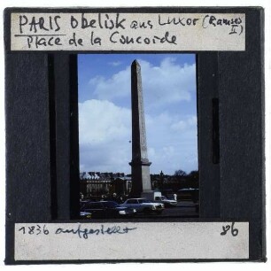 Paris, Place de la Concorde,Paris, Obelisk von Luxor