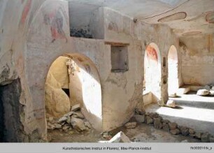 Ausmalung mit Thronendem Christus und Heiligen Kriegern