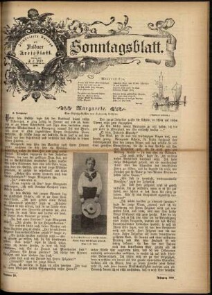 Ausgabe vom Sonntag, den 30. April 1899.