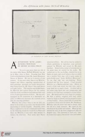 An afternoon with James McNeill Whistler