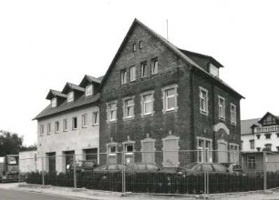 Weißwasser. Wohnhäuser, Brunnenstraße 7/9 (19. Jahrhundert, um 1930). Straßenansicht