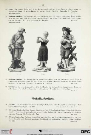 Metallarbeiten (Nr. 196-198)