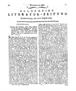 Auswahl der besten zerstreuten prosaischen Aufsäze der Deutschen. Bd. 8. Leipzig: Weygand 1786