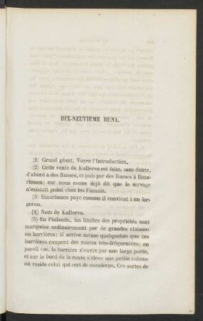 Dix-Neuvième Runa.