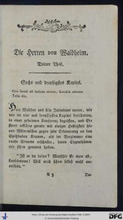 Sechs und dreyßigstes Kapitel.