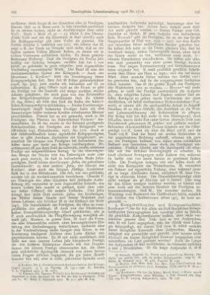 235 [Rezension] Keßler, J., Predigten und Ansprachen in den Kriegstagen 1914/16. 9. u. 10. Sammlung